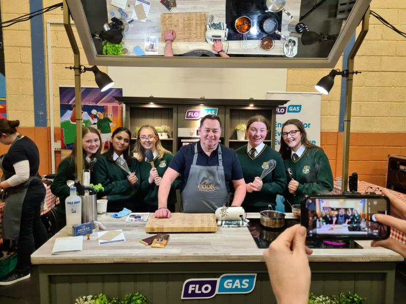 Past pupil Neven Maguire visits St Clare's CS and give cookery demonstration