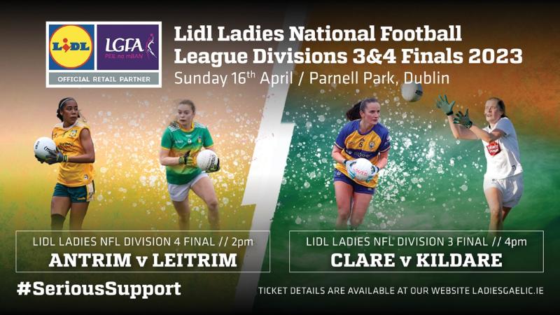 Get your tickets for Leitrim's Lidl LGFA Division 4 Final next Sunday