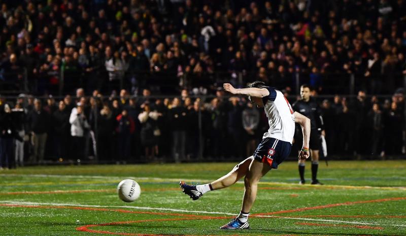 New York born and bred Mikey Brosnan didn't want to take match winning penalty against Leitrim