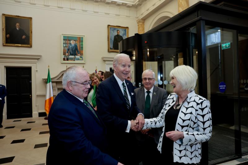 Marian Harkin hails ‘warm and personal’ Biden visit