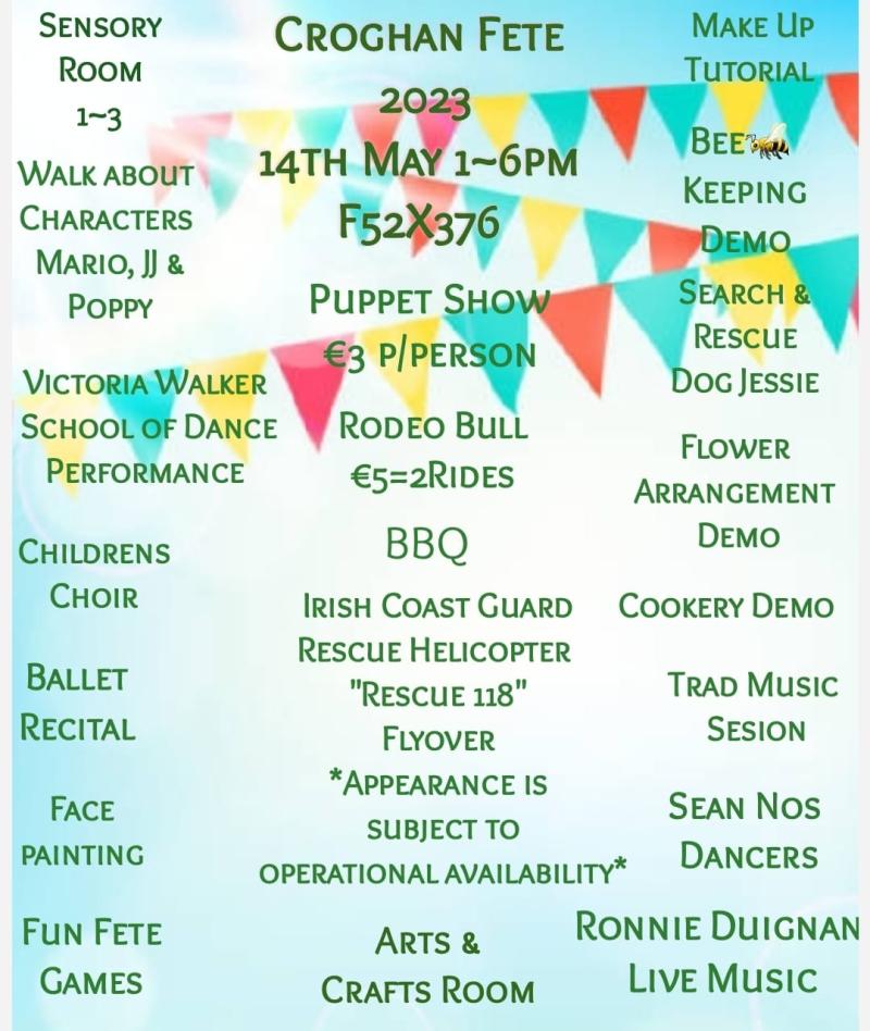 Croghan Village fete takes place this weekend