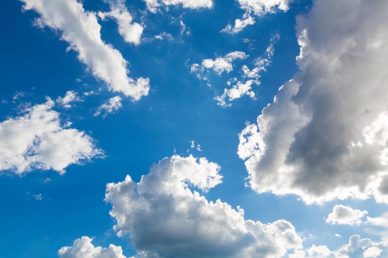 Partly sunny and very warm weather today