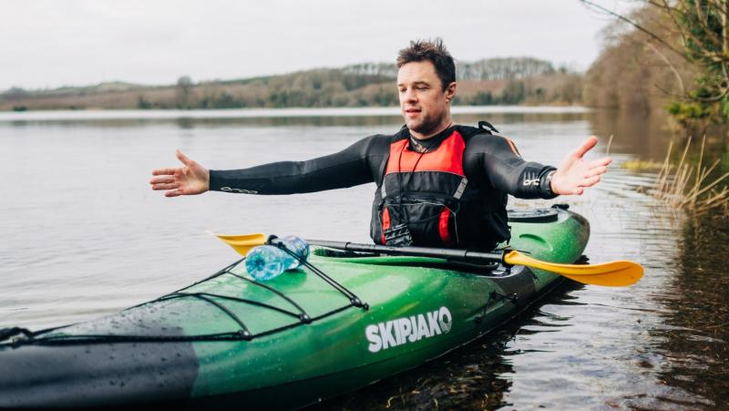 Irish musician takes to River Shannon for charity kayak