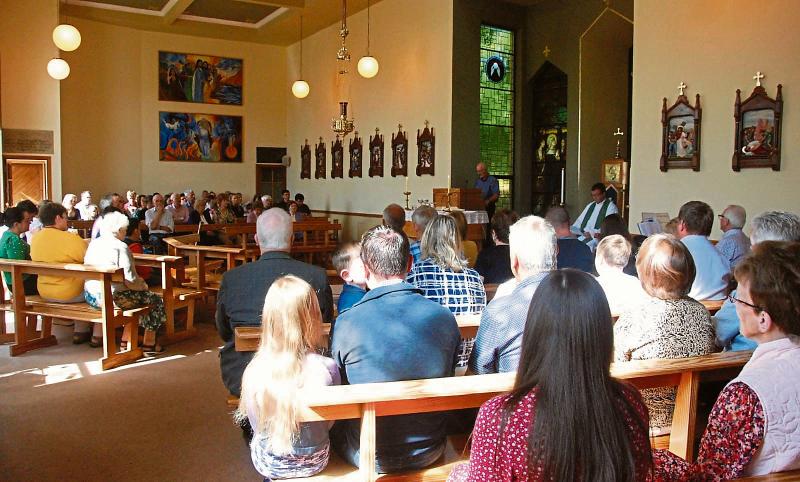 Re-opening of Newtownmanor church took place on June 25 
