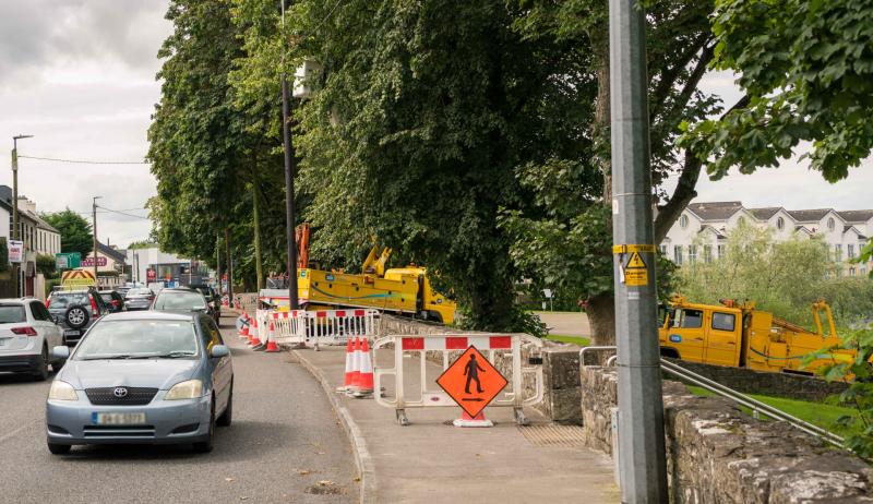 Expect traffic delays in Carrick-on-Shannon