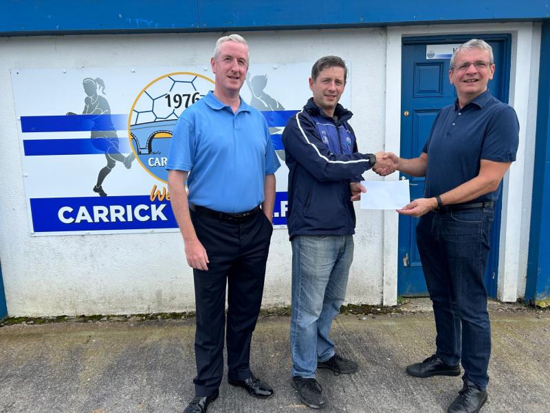 Carrick Town donate €10,000 to kickstart SRC Fundraising Campaign