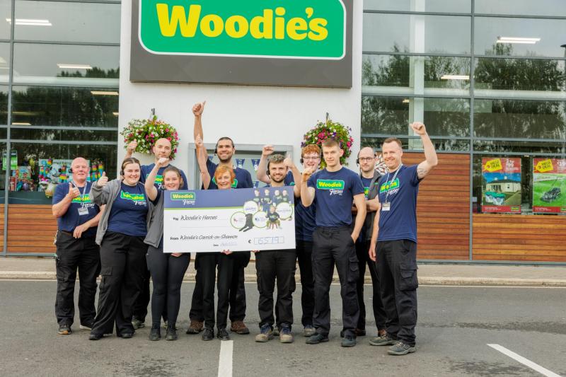 Woodie’s Carrick-on-Shannon Colleagues Celebrate Raising Over €6,500 for 2023 Woodie’s Heroes Campaign