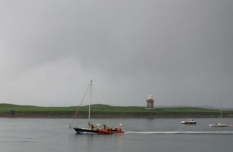 Sligo Bay RNLI comes to rescue lone sailor with miles out to sea 