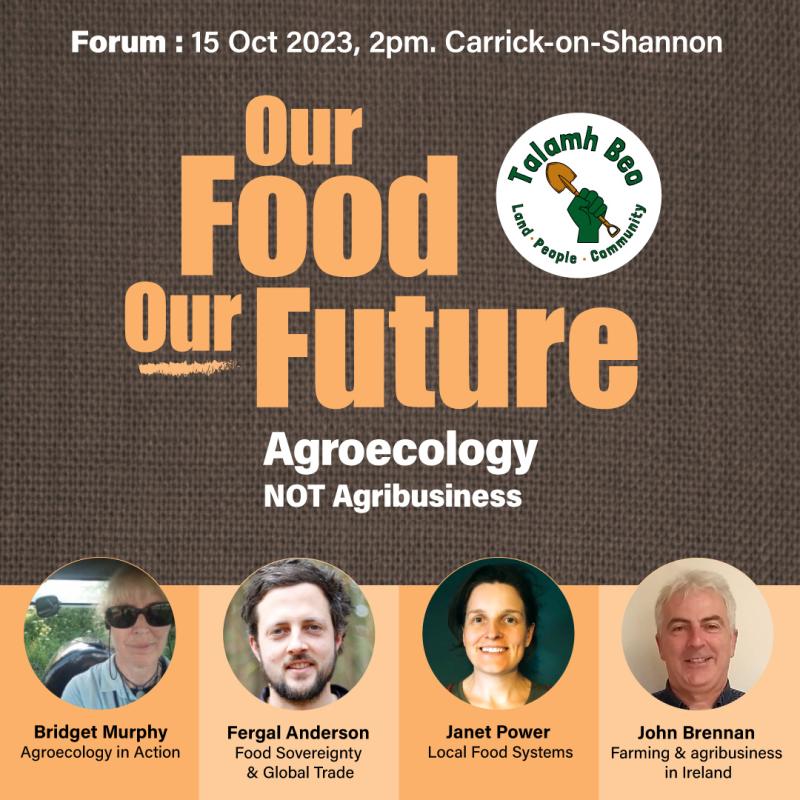 AGM of Talamh Beo at the Landmark Hotel Carrick-on-Shannon this Sunday