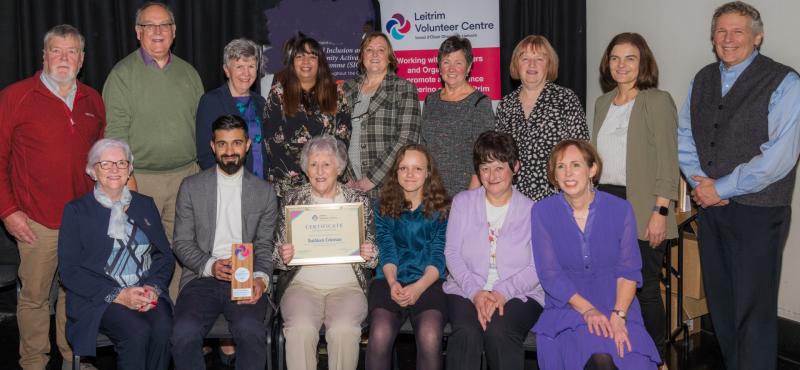 Leitrim Volunteer Awards to  recognise all volunteers at special event in Ballinamore