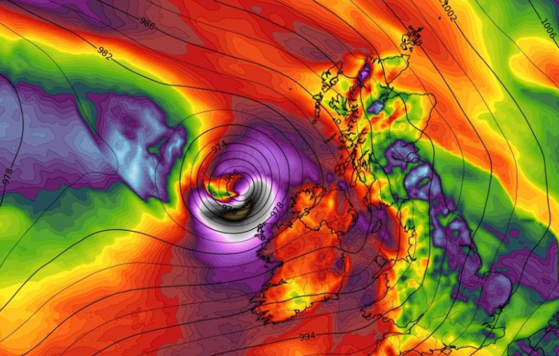 Storm Debi: Met Eireann issues STATUS RED warning for five counties 
