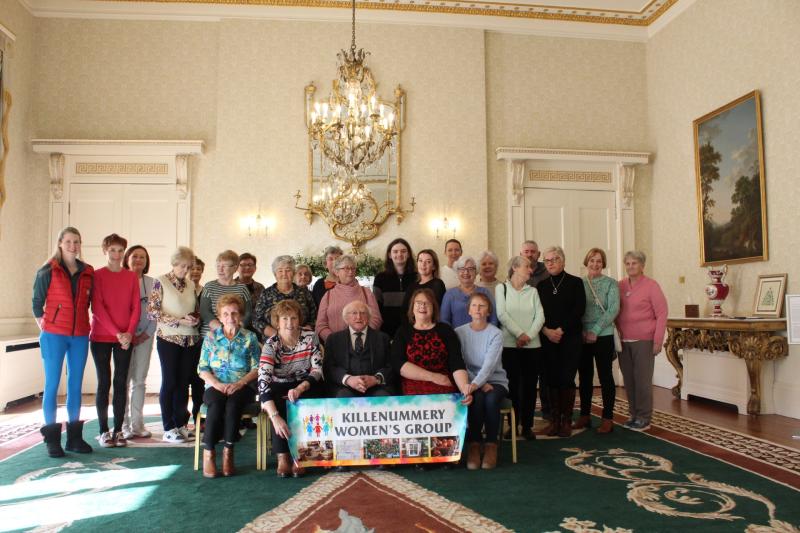 Killenummery Women's Group pay visit to Áras an Uachtaráin