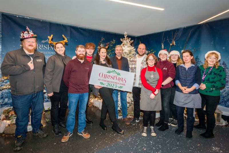 Christmas experience launch event took place at Strokestown Park 