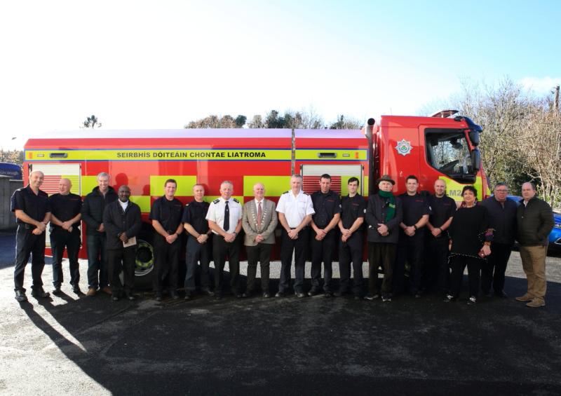 Leitrim Fire Service's new state-of-the-art Water Tanker handover took place last week