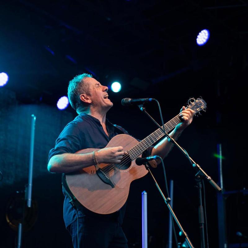 Irish musician Luka Bloom performs in Carrick-on-Shannon