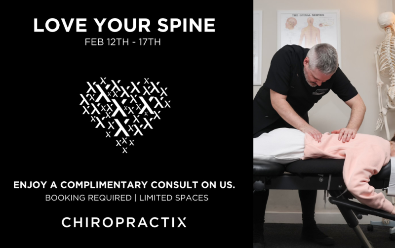 CHIROPRACTIX, Carrick On Shannon will host its annual Love Your Spine Event from the 12th - 17th February