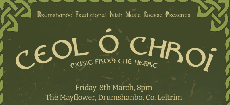 Drumshanbo Traditional Irish Music Course presents a charity music concert 
