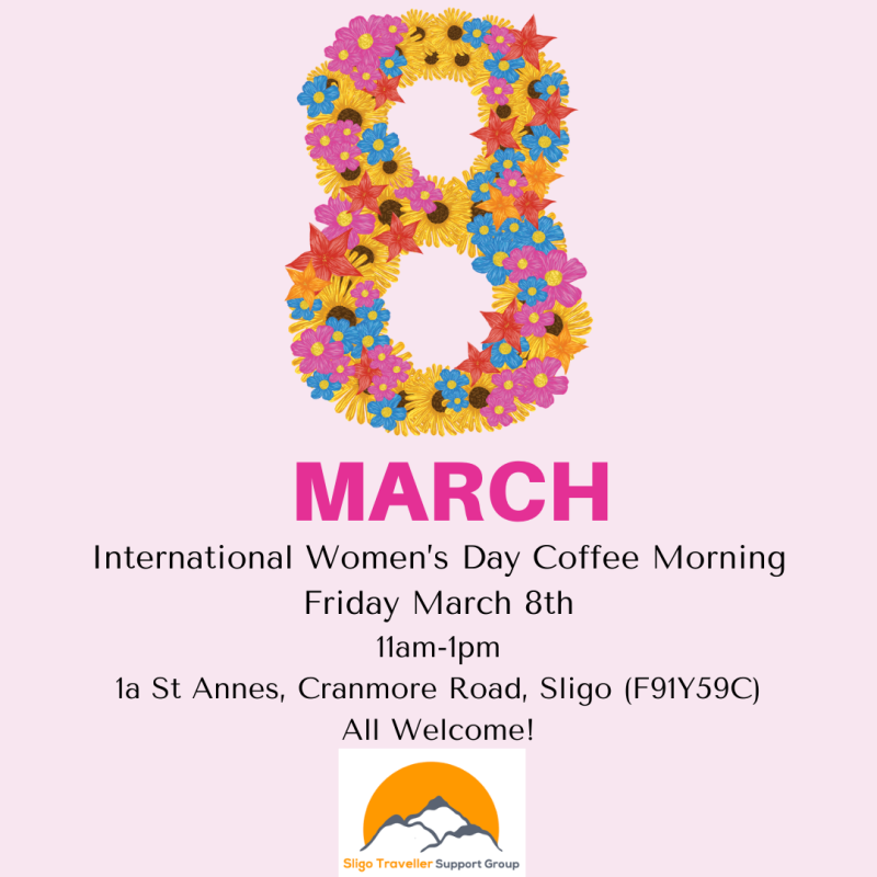 Sligo Traveller Support Group (STSG) invite locals to International Women's Day coffee morning
