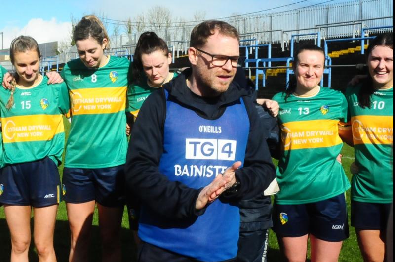 Job done for Leitrim Ladies as manager Jonny Garrity sets sights on League Final