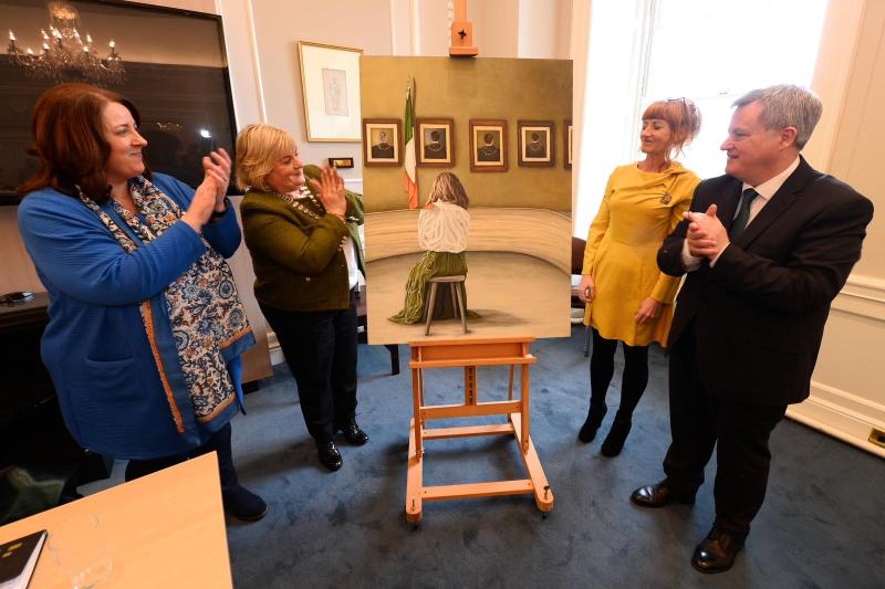 Leitrim artist painting inspires inclusion to mark the role of women in local politics