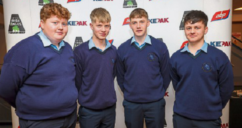 Carrigallen school exhibits in Croke Park for prestigious Certified Irish Angus Schools’ Competition  