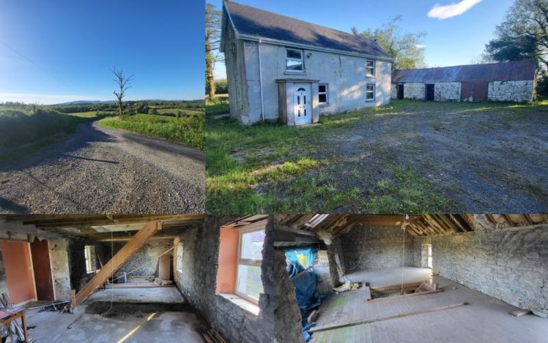 PICTURES: A slice of Leitrim countryside heaven with fixer-upper house and outbuildings for under €100k