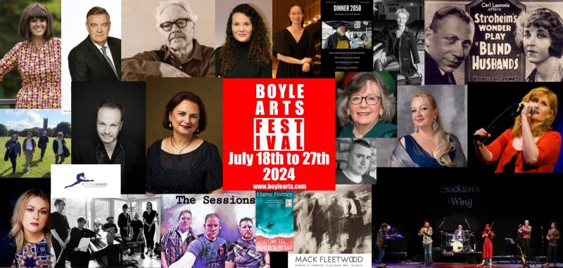 New website, line-up and tickets announced for Boyle Arts Festival 2024