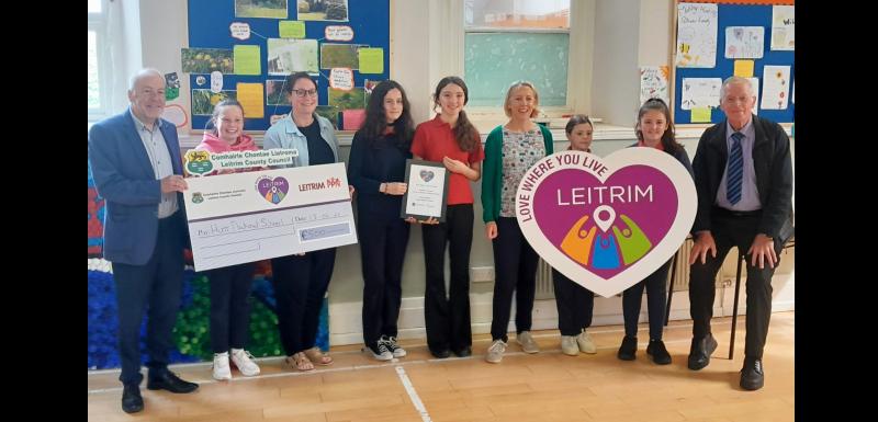 Leitrim County Council awards schools for innovative pollinator projects in 'Love Where You Live' Awards