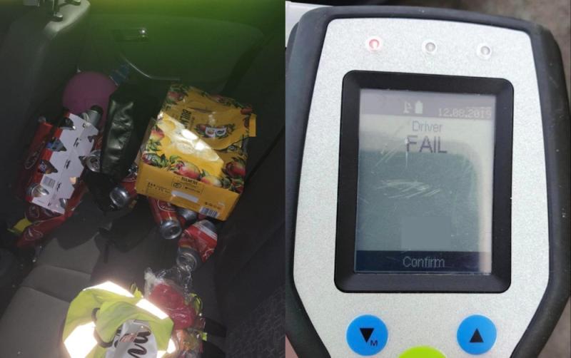 Car seized as gardaí find 'spread of cans' in back seat of drunk driver's car
