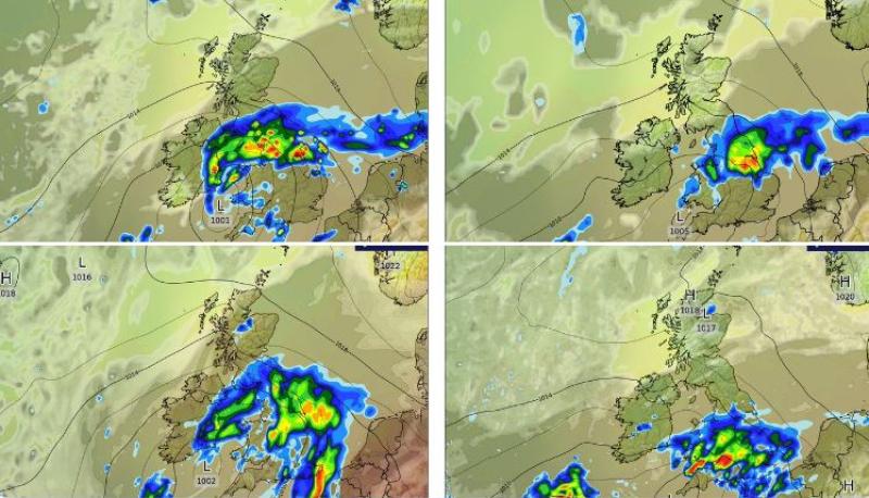 Gorgeous Met Éireann Forecasts ‘wet And Breezy’ Start To Week Background Digital Art