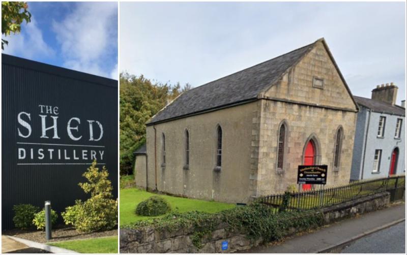 The Shed Distillery plans major work to convert Drumshambo Methodist Church into 'event space'