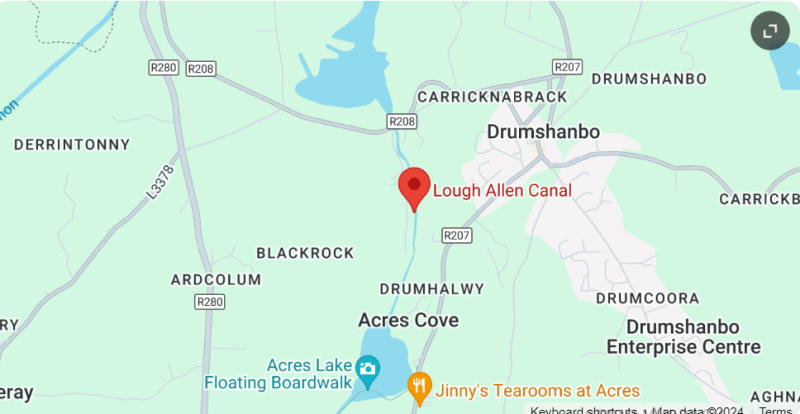 Works on lough Allen canal ongoing until December