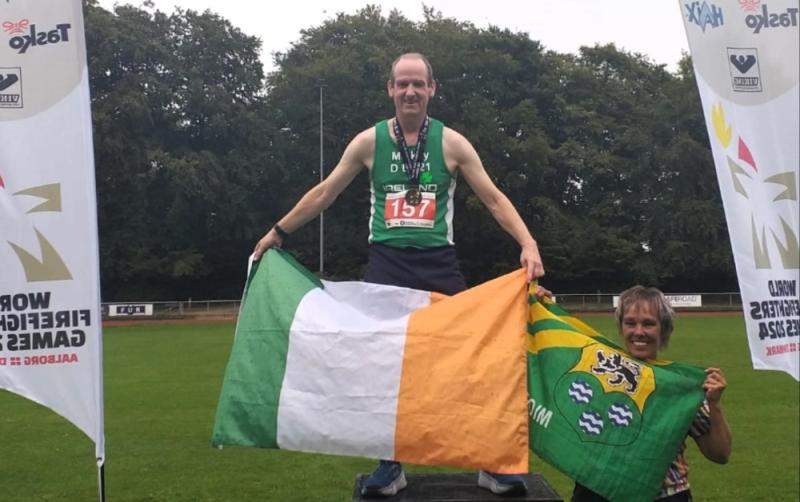 Leitrim athlete wins two track golds at World Firefighters Games in Denmark