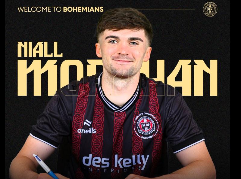 Leitrim's Niall Morahan signs with Bohemian Football Club