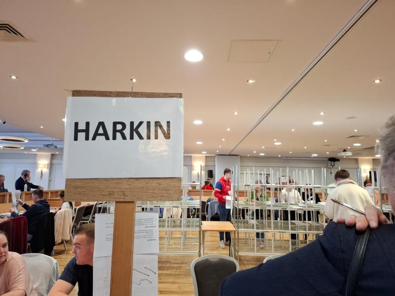 Sligo-Leitrim Count Nine: Casserly's distribution boosts Harkin to fourth place