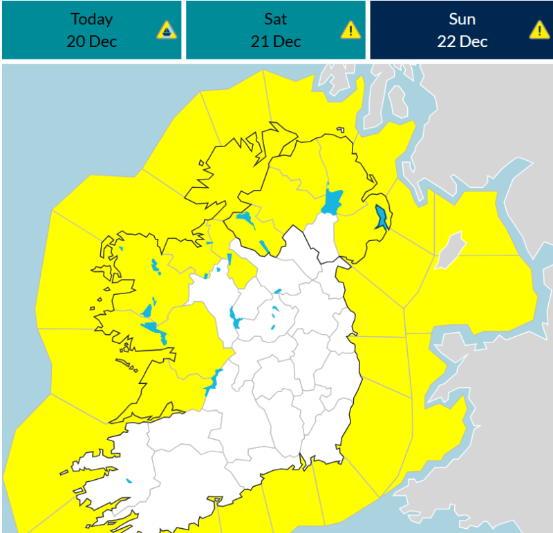 ALERT: Status Yellow warning in place for Leitrim this weekend