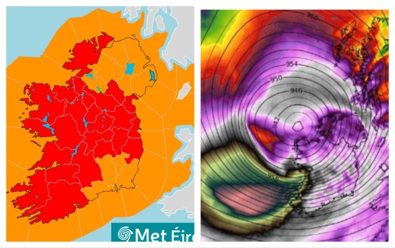 ALERT: Status Red Warning issued for Leitrim as Storm Éowyn could bring 'danger to life'