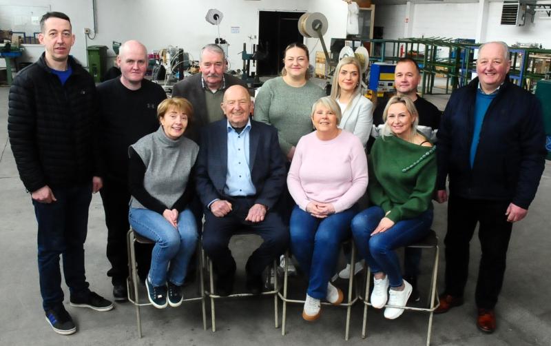 Denis O’Brien (86) worked in the same factory in Carrick on Shannon since 1957 