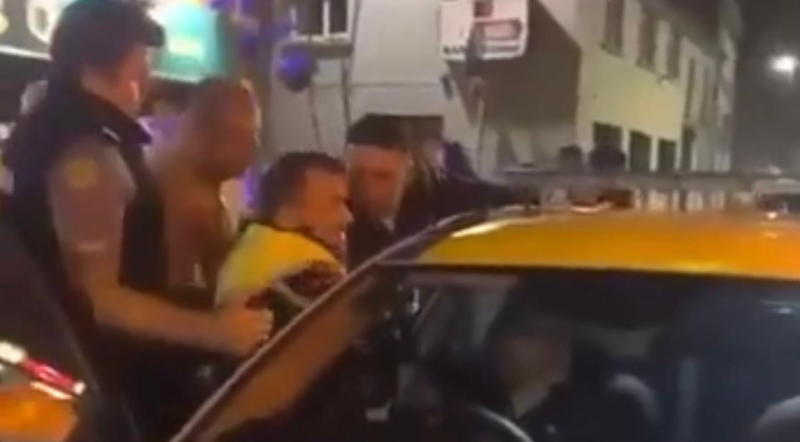 WATCH: Man pulled out of Garda car in Leitrim after sitting in driver's seat