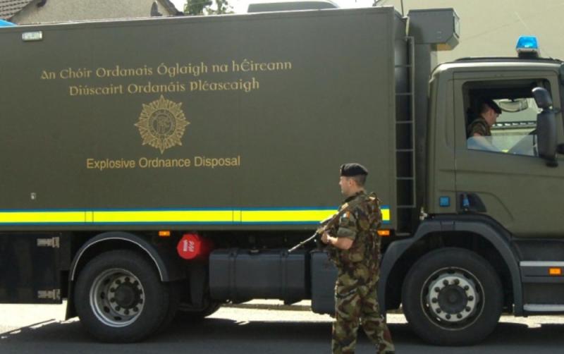 Army bomb squad carry out controlled explosion of 'suspect devices' found in Wexford raid