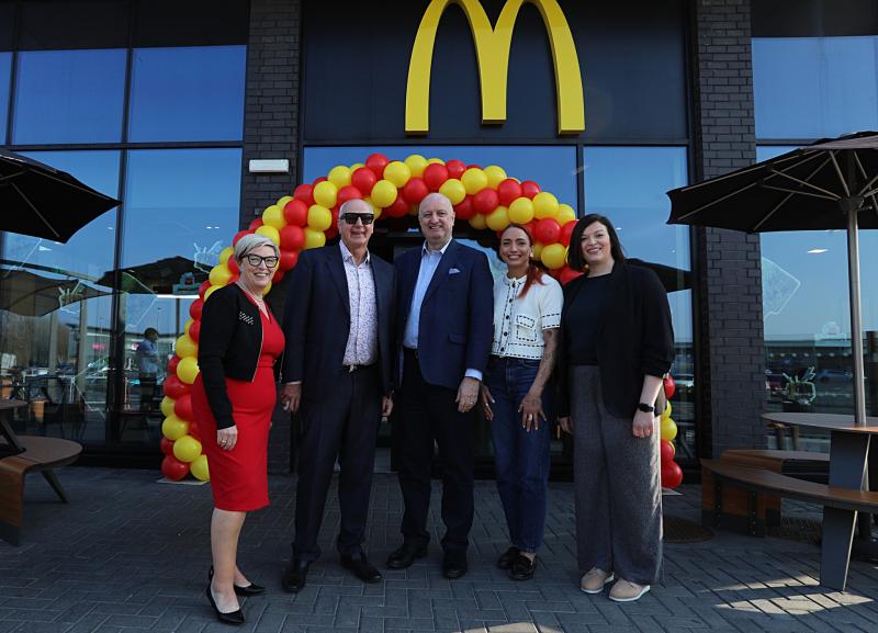 Leitrim business leaders join panel in McDonald's restaurant