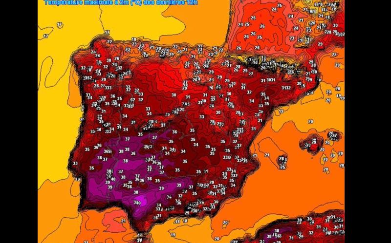 ALERT: Irish tourists warned spots in Spain and Portugal to reach 40 degrees 