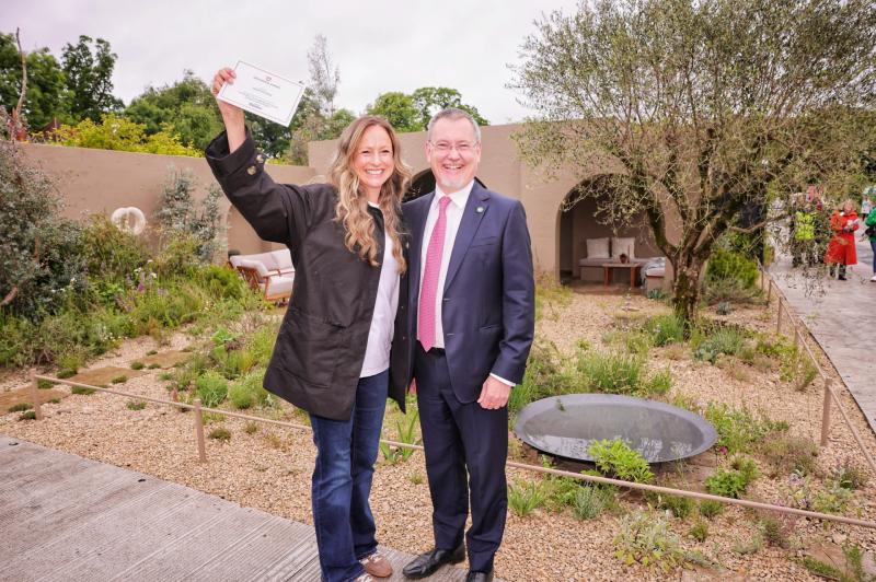 Blooming lovely! Leitrim garden designer scoops gold medal at Bloom