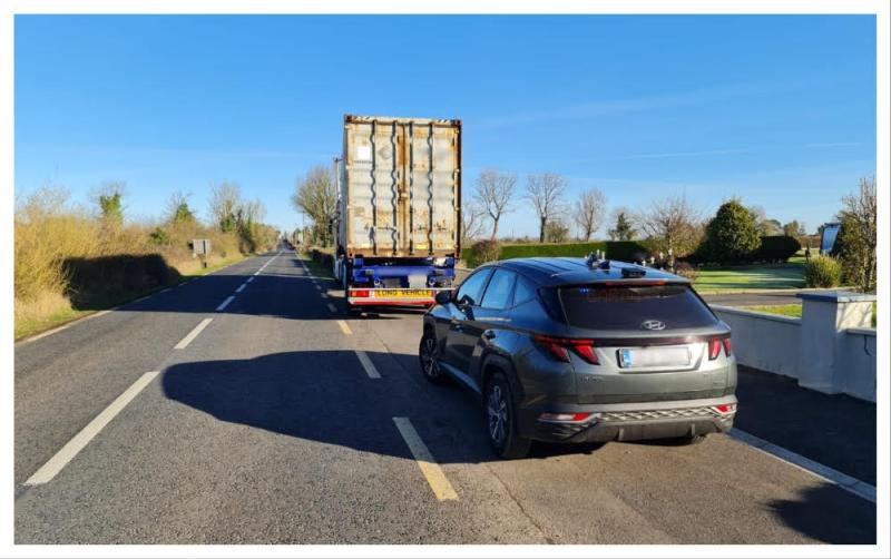 'Near miss' with articulated lorry on Manorhamilton Road