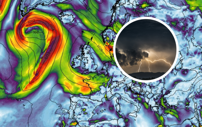 Met &Eacute;ireann pinpoints when thunderstorms are expected to arrive in Leitrim