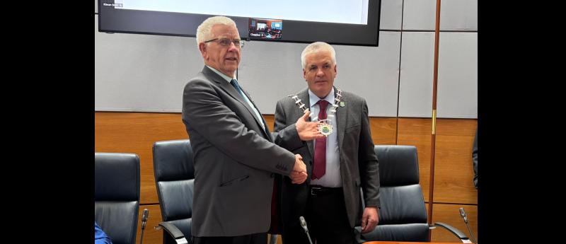 New Paddy, Same Seat: Cllr Paddy Farrell elected Cathaoirleach of Leitrim County Council