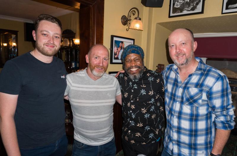 Wailers join local trad session at Cryan’s Teach Ceoil