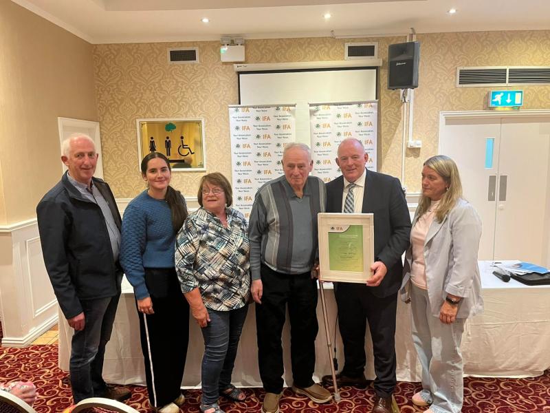 presentation of Honorary life membership to John Joe Dolan