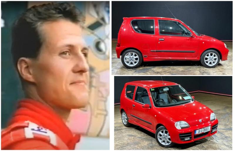 2001 Fiat for sale on DoneDeal for €10,000 due to incredible Michael Schumacher link