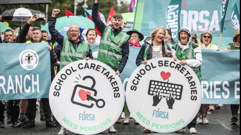 Leitrim County Council backs striking school staff in fight for equal entitlements